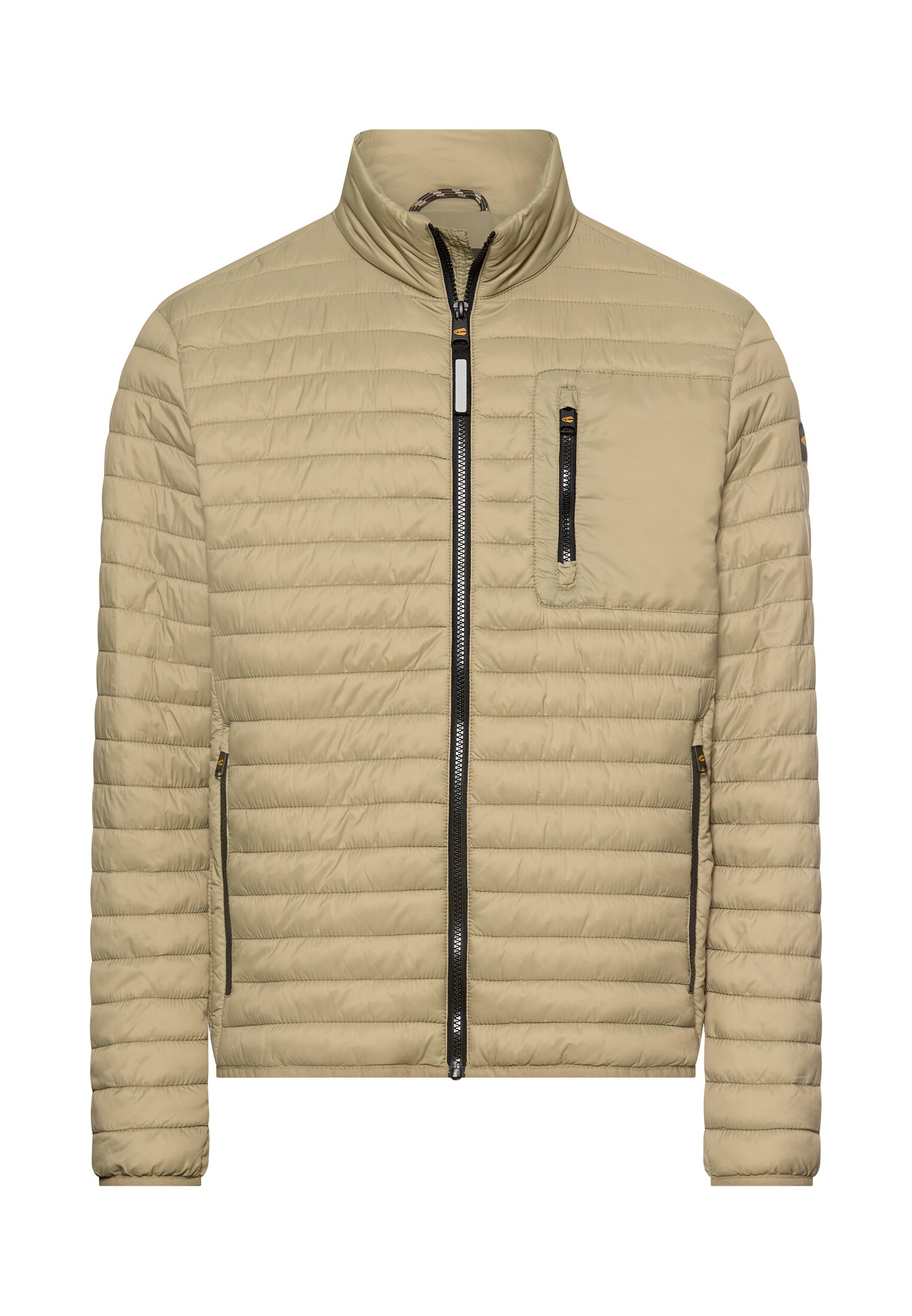 Steppjacke CAMEL ACTIVE, Herren, Gr. M, khaki, Steppware, Obermaterial: 100% Polyamid, unifarben, hüftbedeckend, Rundhals, elastischer Bund, Jacken Steppjacke, mit Stehkragen und Reißverschlusstaschen