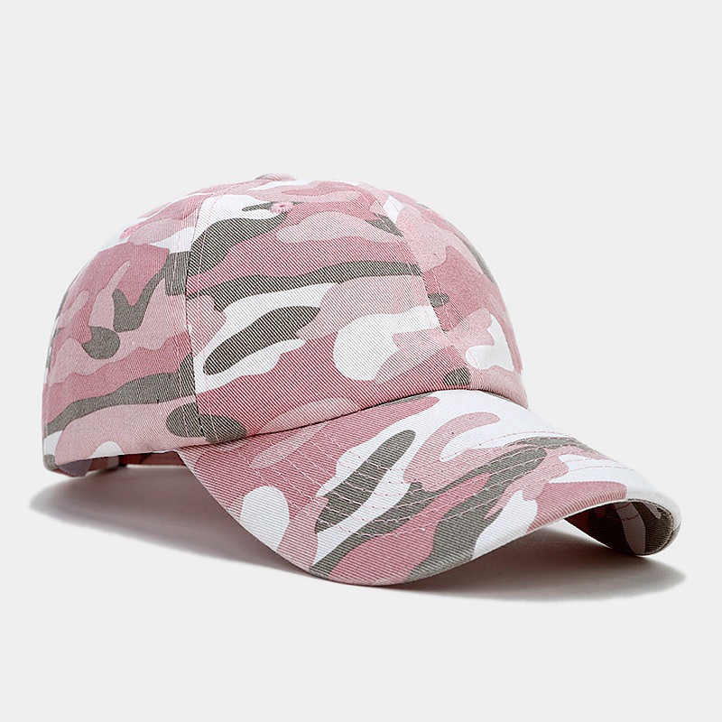 Men's Baseball Cap White Yellow Cotton Blend Printing Sports Outdoors Casual Military Casual Daily Outdoor Camouflage Sun Sun Protection