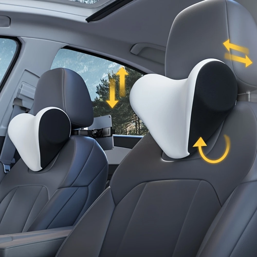 Heißer Verkauf Auto Kopfstütze Nackenkissen Mit Telefon und iPad Halter Autositz Kopfstütze Schlaf Kissen Nackenstütze Image