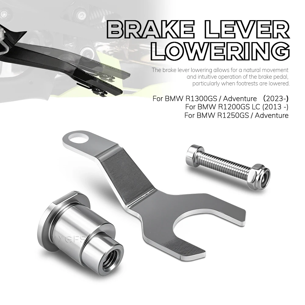 Motorrad-Bremshebel-Tieferlegungsaufsatz Bremspedal-Bremshebelhalterung für BMW R1300GS R 1300 GS R1250GS R 1250 GS R1200GS Adv Image