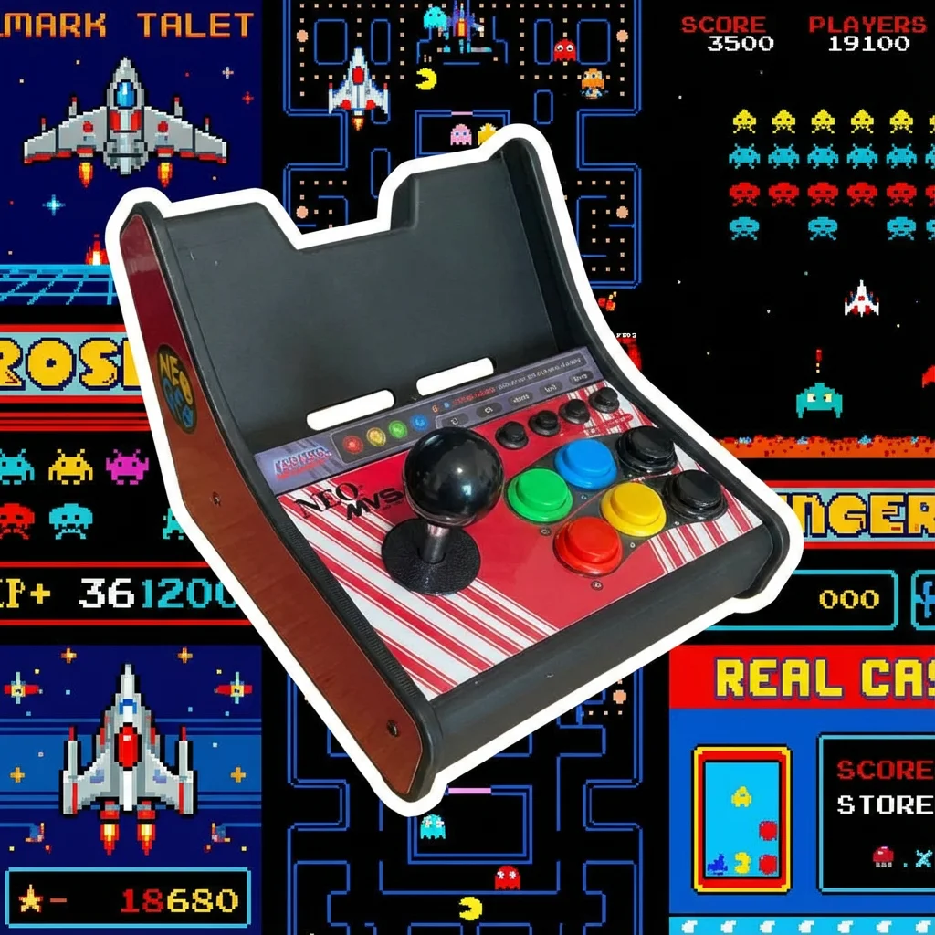 Tragbarer Arcade-Joystick-Dock für die Switch-Konsole – Retro-Arcade-Stick mit TV-Docking und Schnellwechselgehäuse Image