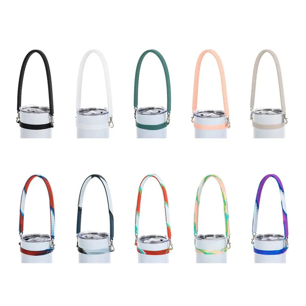 Weich wasser flasche Schlingen halter neues Silikon Wasser flasche Zubehör Wasser flasche Griff haltbare Wasser becher Silikon band Image