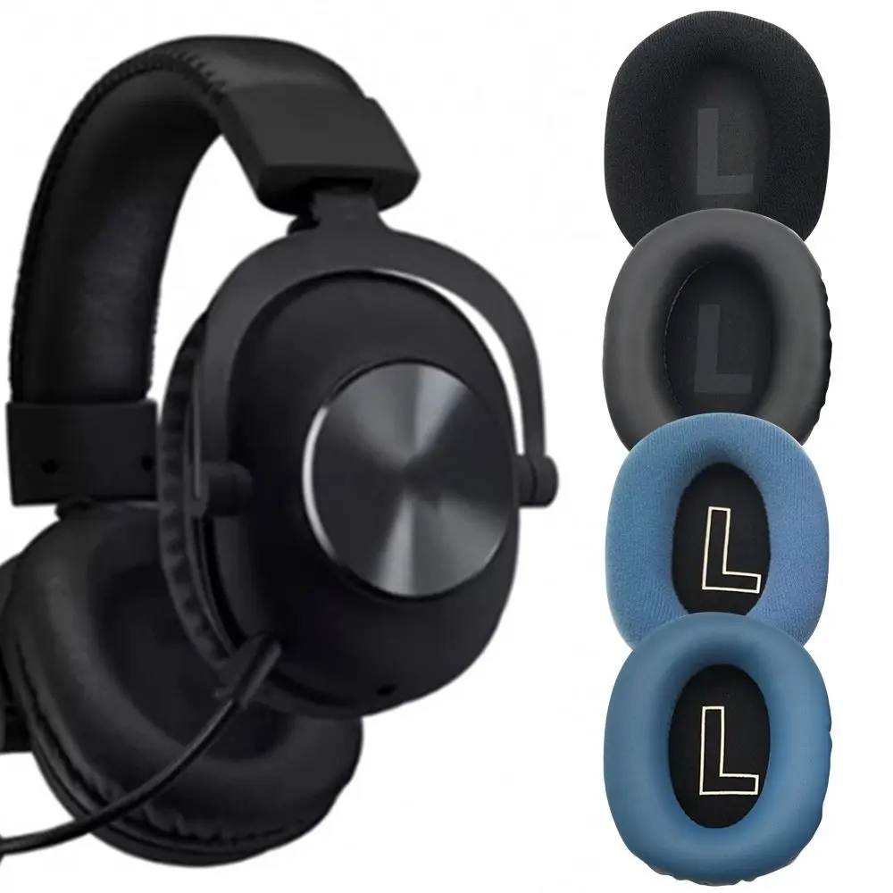 1 Paar Ersatz-Ohrpolster für Logitech G Pro X Headset-Kopfhörer, Leder-Ohrenschützer, Ohrabdeckung, Ohrmuscheln Image