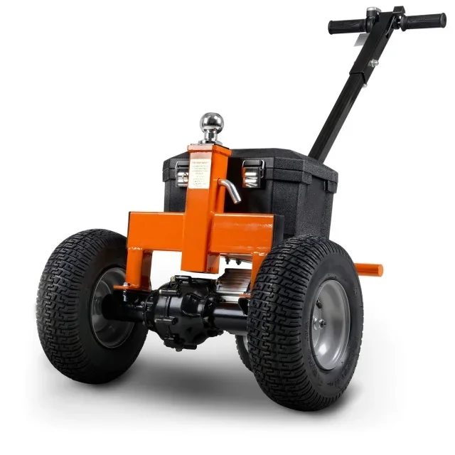 2000KG Elektrischer Anhänger-Dolly, 24V/48V 800W 7Ah Anhängerkupplung, 2-Zoll-Kugelkopf-Anhängerkupplung, für Wohnmobile, Wohnwagen, Bootsanhänger Image
