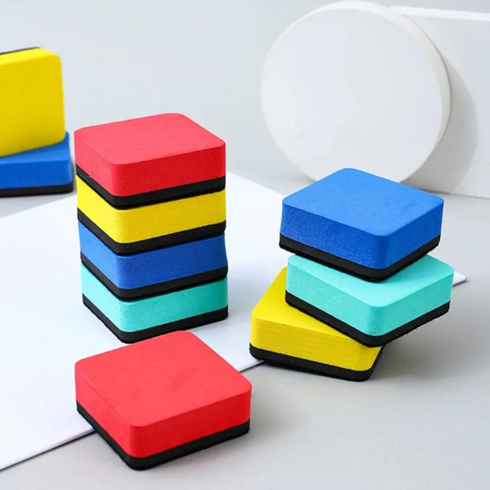 Kreative Whiteboard Radiergummi Quadrat Whiteboard trocken Radiergummi Marker Reiniger Kreide Tafel Flanell Wischt uch für Schul büro Image