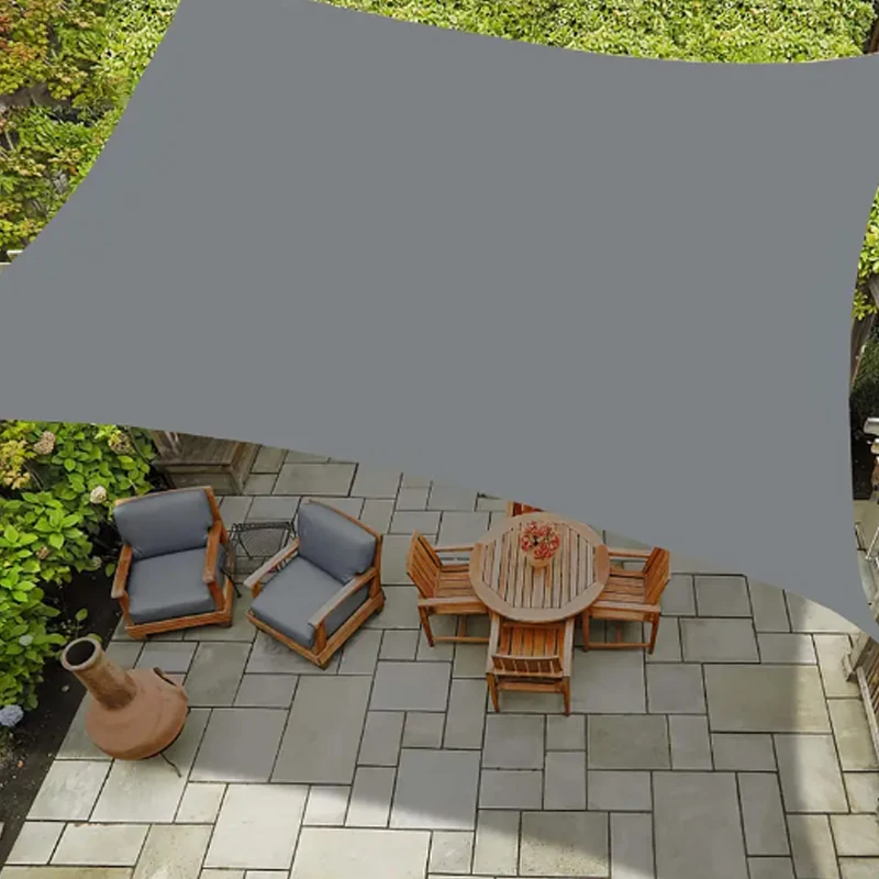 Wasserdichter Sonnenschutz für den Außenbereich, Segel-Sonnenschutz, UV-Schutz für Überdachung, Pavillon, Schwimmbad Image
