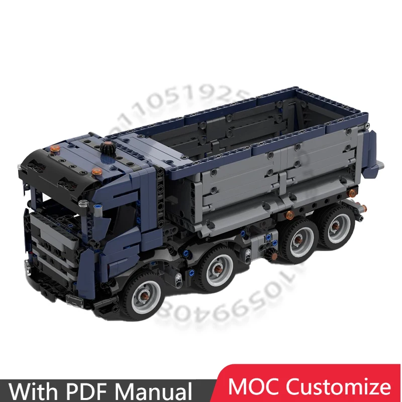 763-teiliger Supercar XT Kipper-LKW (42203 Modell) MOC Anpassbare Modulare Bausteine Technologie Lehrreiches DIY Montage-Spielzeug Geschenk Image