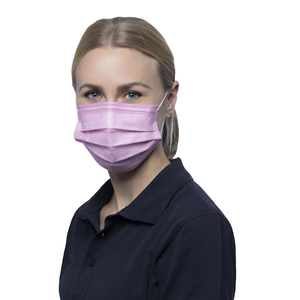 MCD Medical Care Dental GmbH 500 Nitras Soft Protect Plus - rosa - med. Mundschutz - Typ II R Image