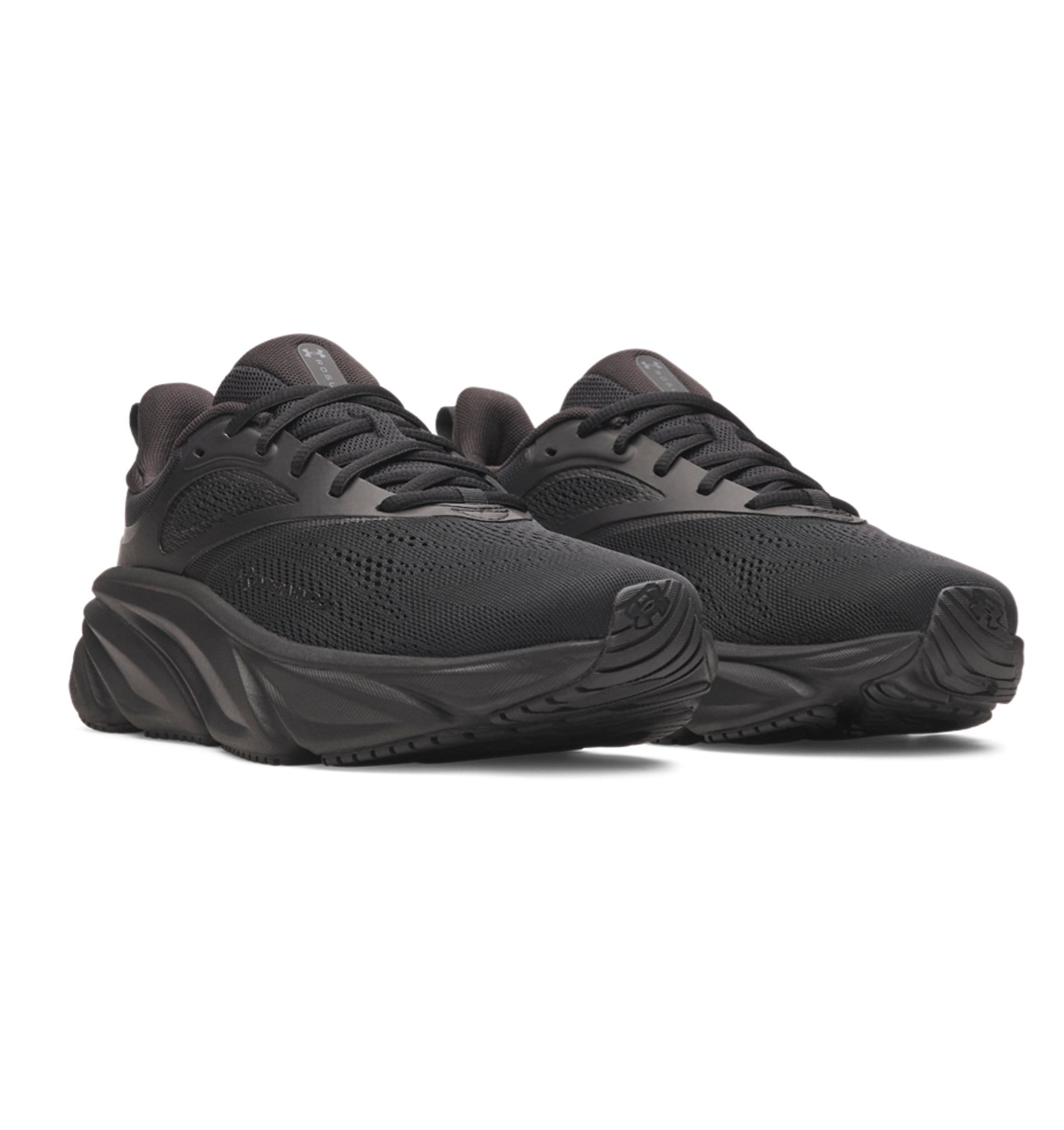Laufschuh UNDER ARMOUR "UA ROGUE 6", Herren, Gr. 49,5, schwarz, schwarz, schwarz, Synthetik, Textil, Schuhe Laufschuh