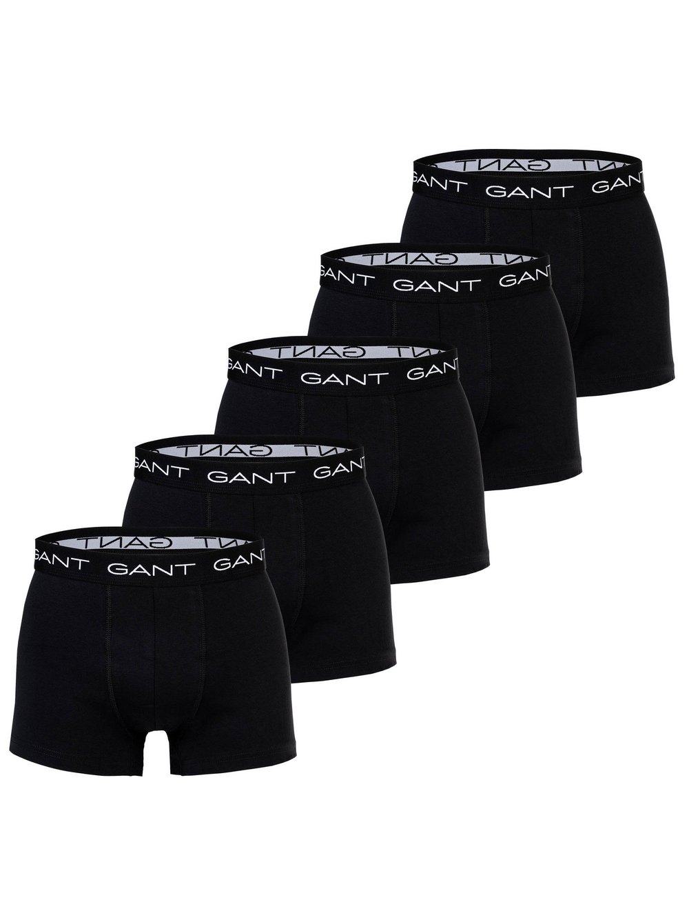 Gant Boxershort 5er Pack Herren schwarz, M Image