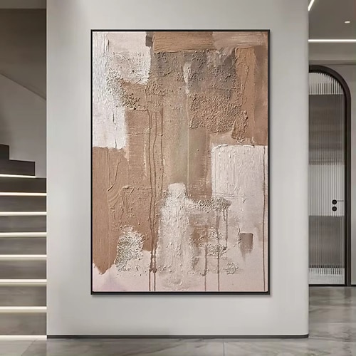 handgefertigte Ölgemälde Leinwand Wandkunst Dekoration moderne abstrakte für Zuhause Wohnzimmer Dekor gerollt rahmenlose ungedehnte Malerei Image