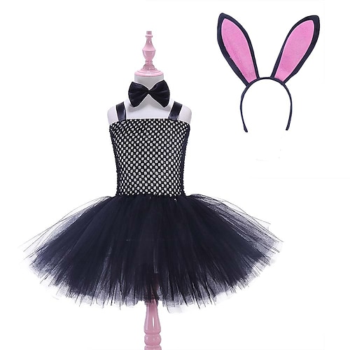 Tutu Robe Tier Kaninchen Osterhase Kleider Lustig Kinder Mädchen Halloween Karneval Ostern Karneval Party Verkleiden Image