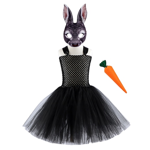 Tutu Robe Tier Kaninchen Osterhase Kleider Lustig Kinder Mädchen Halloween Karneval Ostern Karneval Party Verkleiden Image