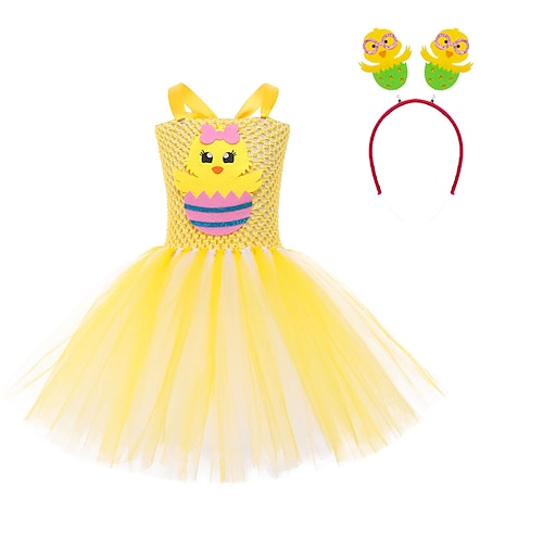 Buchwoche 2026 Tier Karneval Tutu Robe Kleider Lustig Kinder Mädchen Halloween Karneval Ostern Karneval Party Einfaches Karnevalskostüm Verkleiden Image