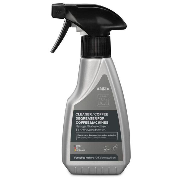 Xavax Reiniger Kaffeefettlöser für Kaffeevollautomaten Pumpspray 250 ml braun