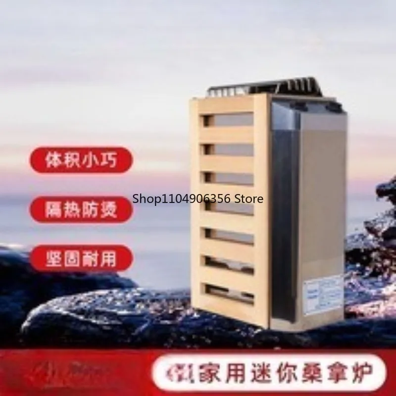 220V 3,6KW 3KW Mini-Saunaofen aus Edelstahl für Zuhause, Schwitzofen, Sauna-Ausrüstung mit interner Steuerung