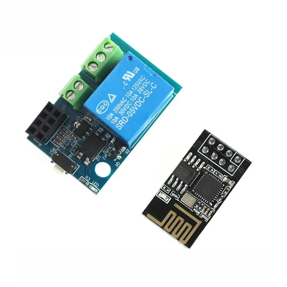 ESP8266 Relaismodul ESP-01S 5V Smart Home Fernbedienungsschalter mit Telefon APP IoT Drahtloses Relais für die Hausautomation Image