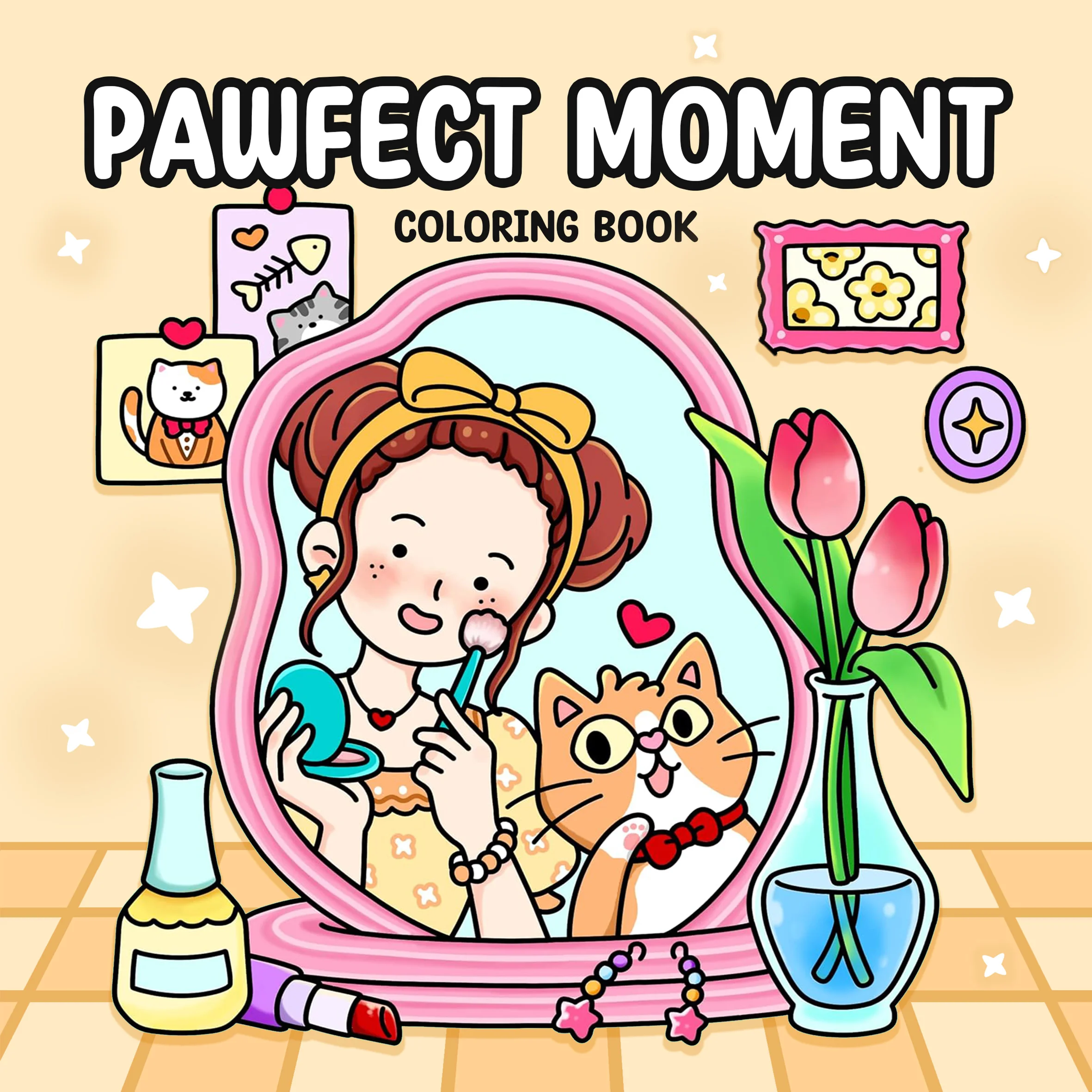 COZY MOMENTS: Malbuch für Erwachsene mit niedlichen, gemütlichen Alltagsaktivitäten zur Entspannung (gemütliche Räume zum Ausmalen) Image