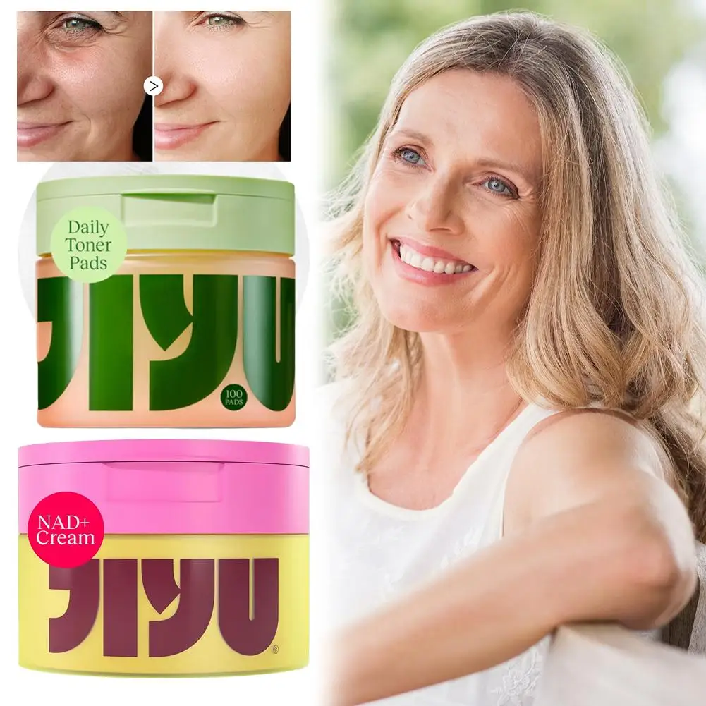 Korea Daily Toner Pads & NDA+ Creme zur Tiefenreparatur der Haut, Reduzierung feiner Linien und Falten, 24h lang anhaltende Feuchtigkeitspflege und Aufhellung Image