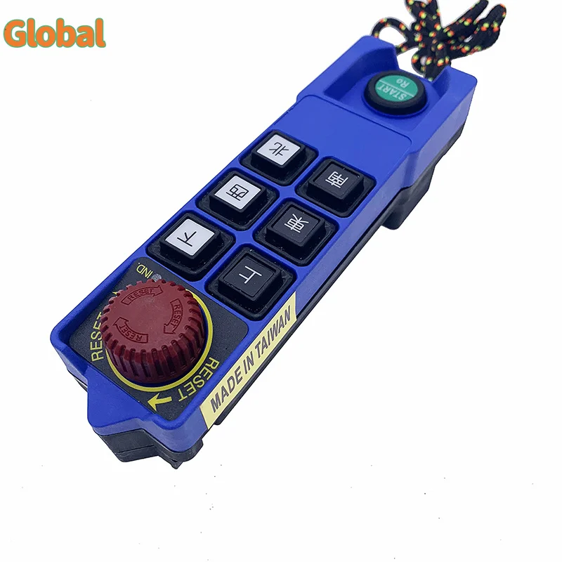 Saga L8B 6-Tasten Single Speed Industrial Wireless Radio Crane Remote Control Switches Hoist Overhead Crane Lift Controller Image