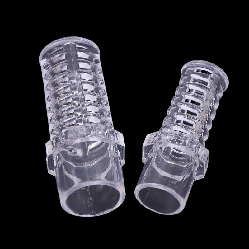 1Pc Pervious Blume Korb Mesh Abdeckung 20/25mm Aquarium Aquarium Wasser Einlass Zaun Wasserpumpe Filter transparent Acryl Image