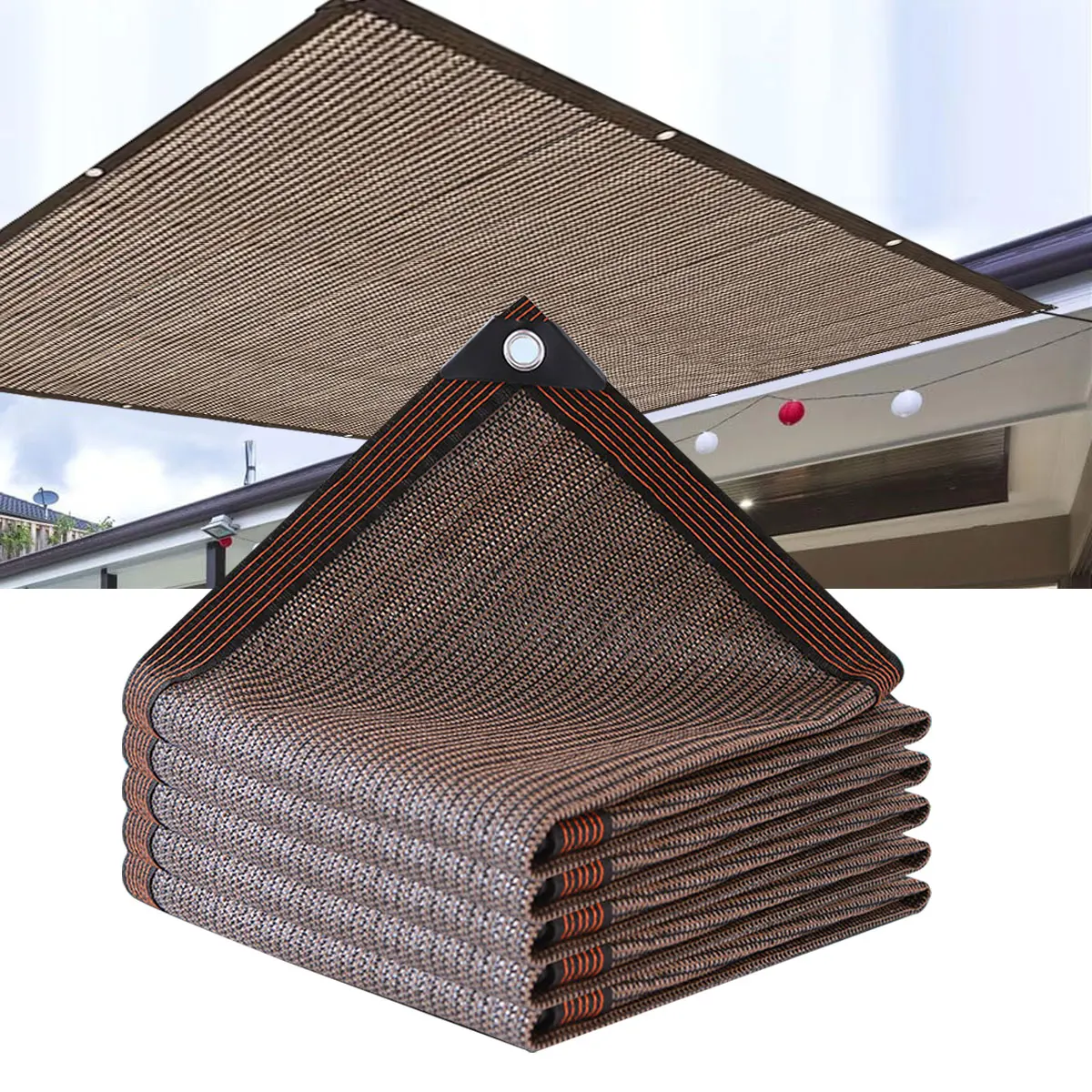 Schatten Mesh Schatten Garten 3x3 Volle Markise Tuch Outdoor Dekoration Gartenarbeit Liefert Abdeckung Auto Sonnenschirm Zaun Schattierung Net Balcon Image