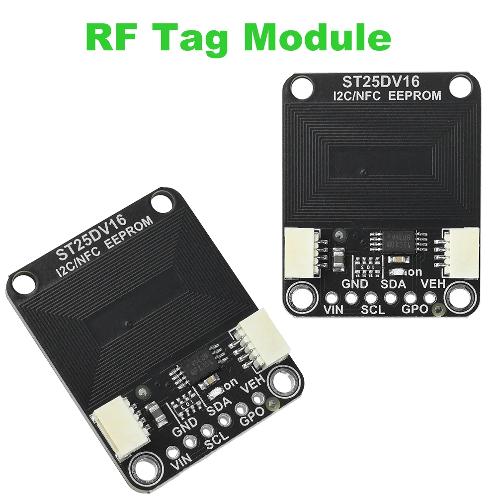 ST25DV16K I2C Dynamisches NFC-RFID-Tag-Modul STEMMA QT/Qwiic 13,56 MHz ISO15693 für Arduino ESP32 Image