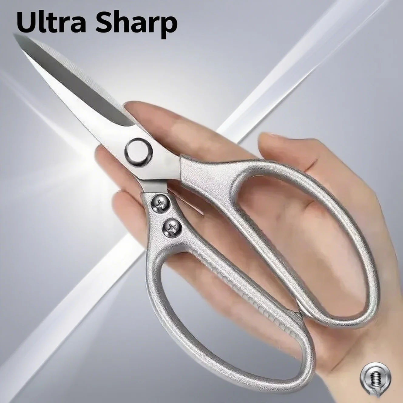 Küchenschere Edelstahl starke Hühnerknochenschere Multifunktionale Fischtötung gewidmet Haushaltsnahrungsschere SK5 Image