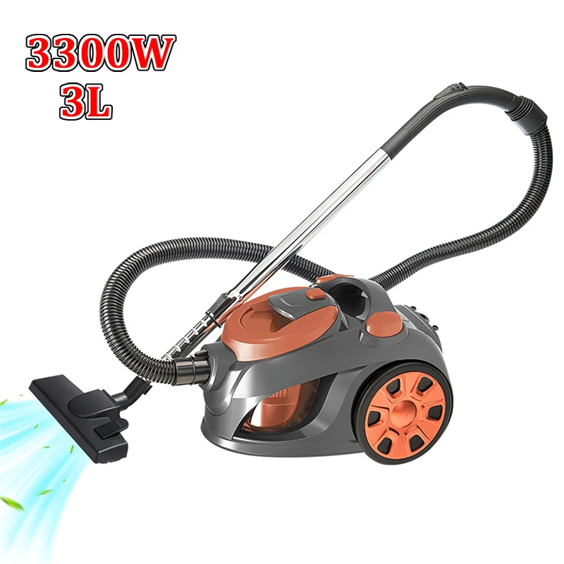 3300 W Mehrzweck-Staubsauger, 3 l, beutelloser Kanister-Staubsauger, Reinigungsmaschine für Hartböden, Teppiche, Tierhaare Image