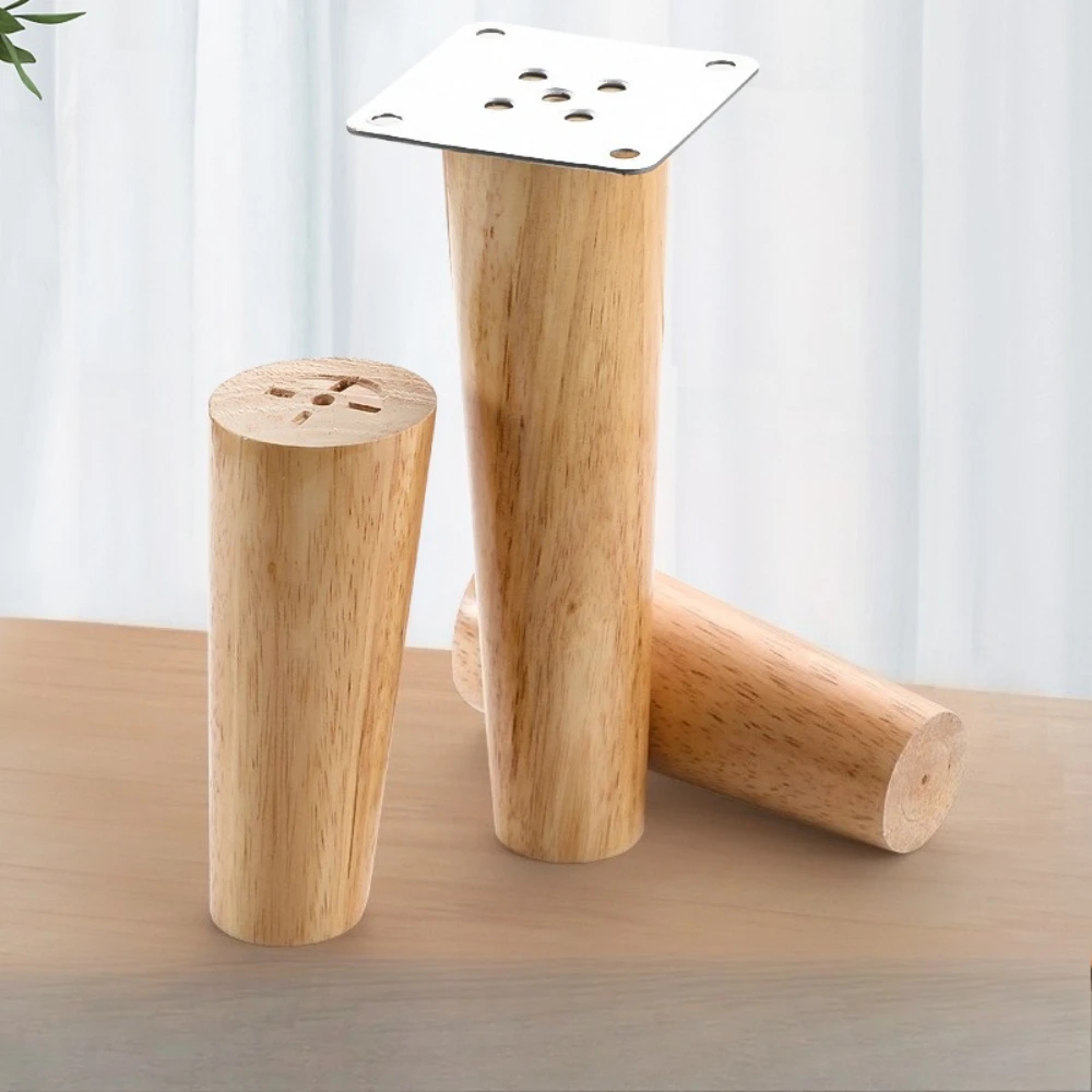 4 stücke Massivholz Sofa Beine Holz Couchtisch Möbel Nachttisch TV Schrank Unterstützung Stabilisieren Füße Gerade Möbel Beine