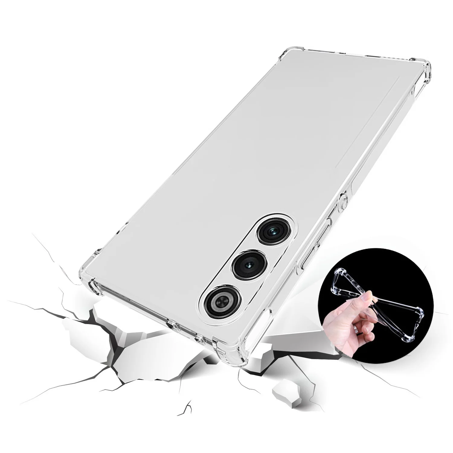 ZTE Nubia Red Magic 10Pro 10 Air Case Luftkissen Stoßfester Airbag Klare Silikon-TPU-Rückseite für Nubia Redmagic 10 Pro Image