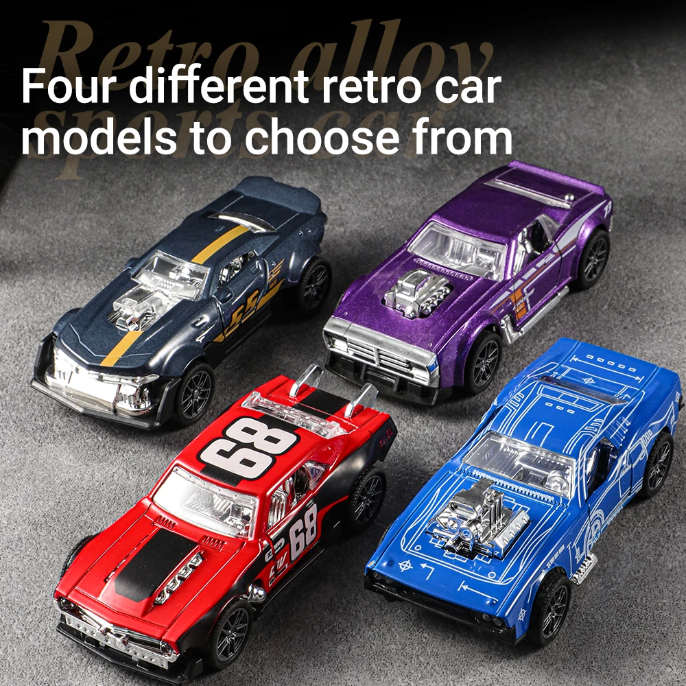 1:43 Spielzeugautos Mini zu öffnendes Modellauto aus Druckgusslegierung, Metall-Sportfahrzeuge, verschiedene Stile, Geschenke für Kinder, Hobby-Sammlung