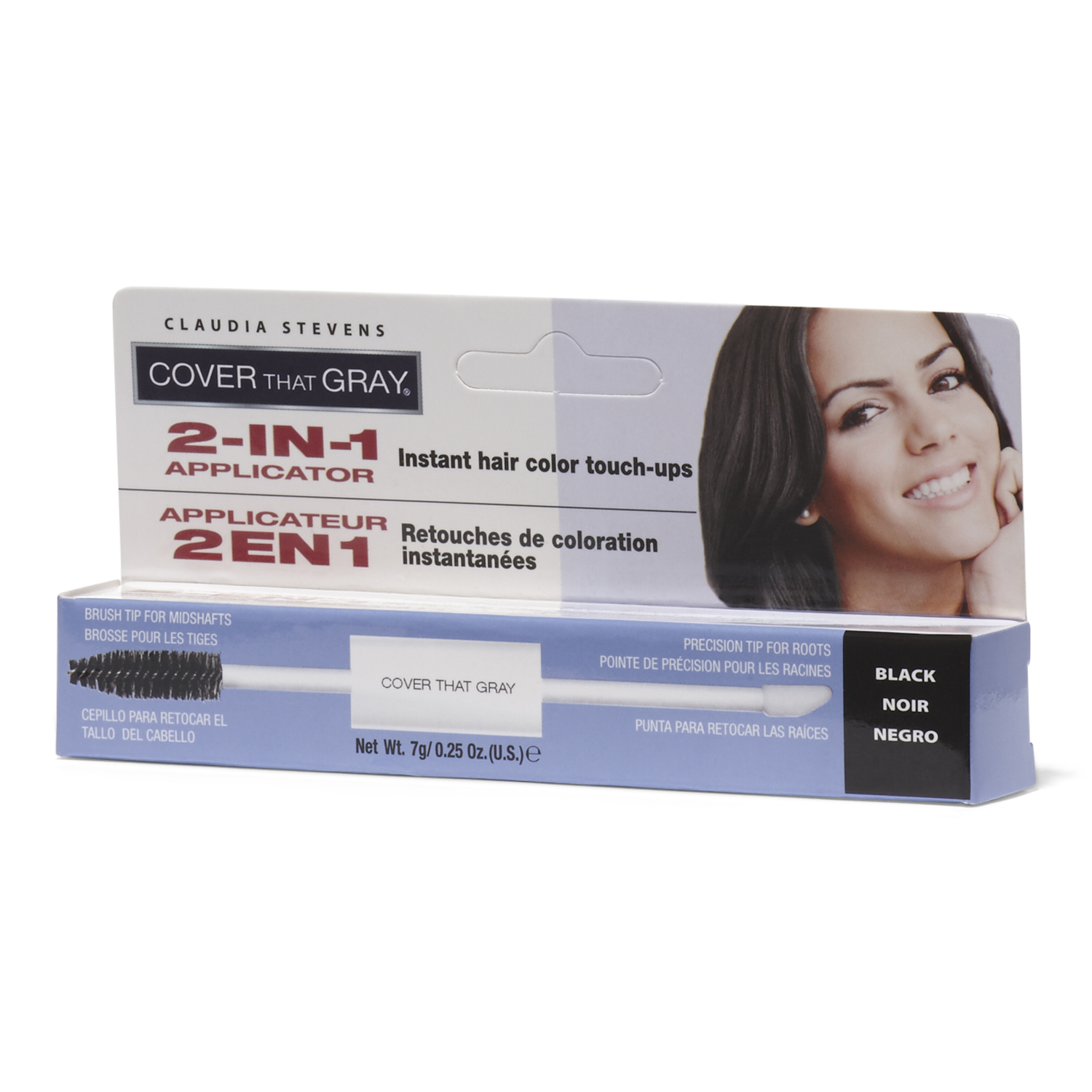 Claudia Stevens Black 2 in 1 Applicator .25 Oz