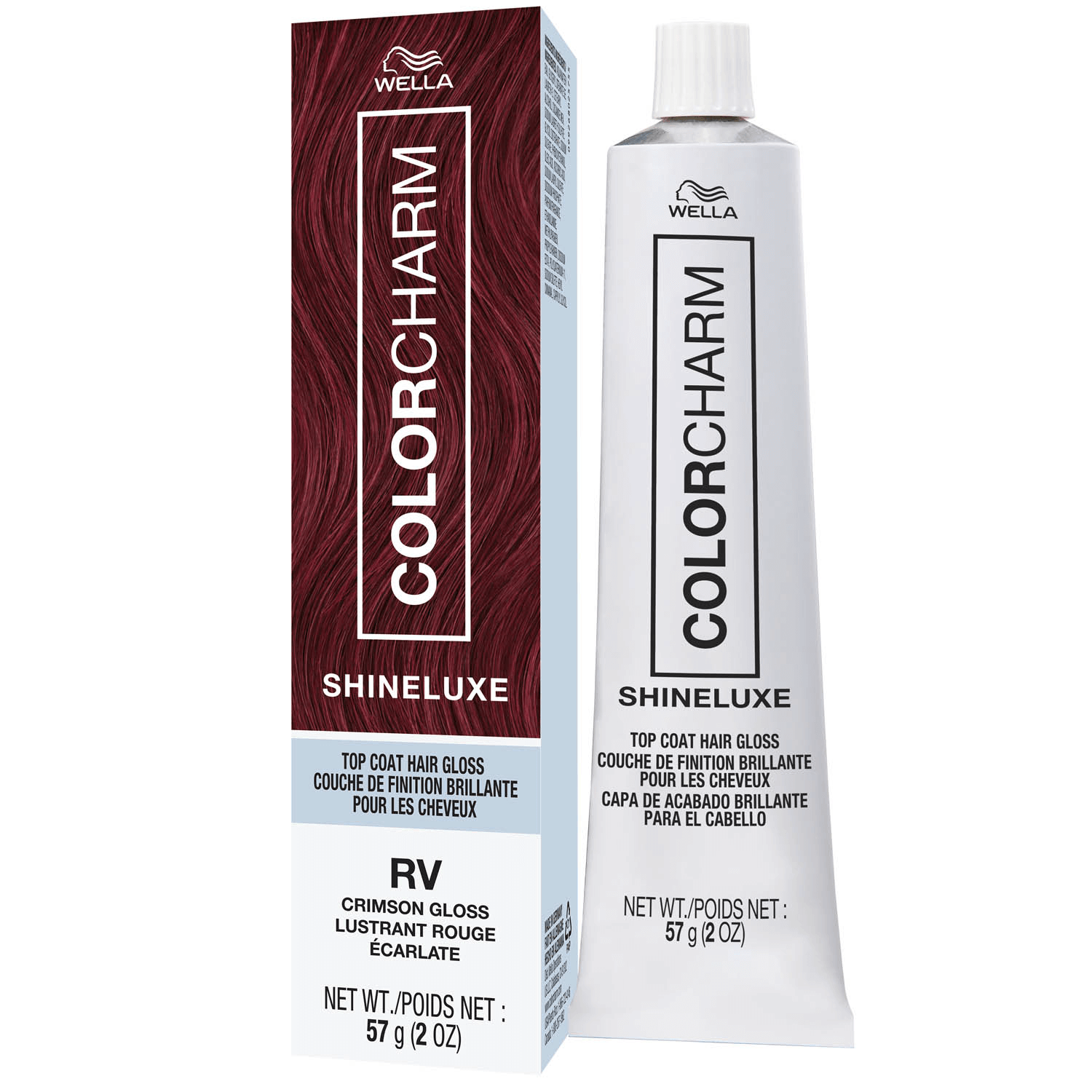 Wella ShineLuxe Top Coat Hair Gloss RV Crimson Gloss - Wella
