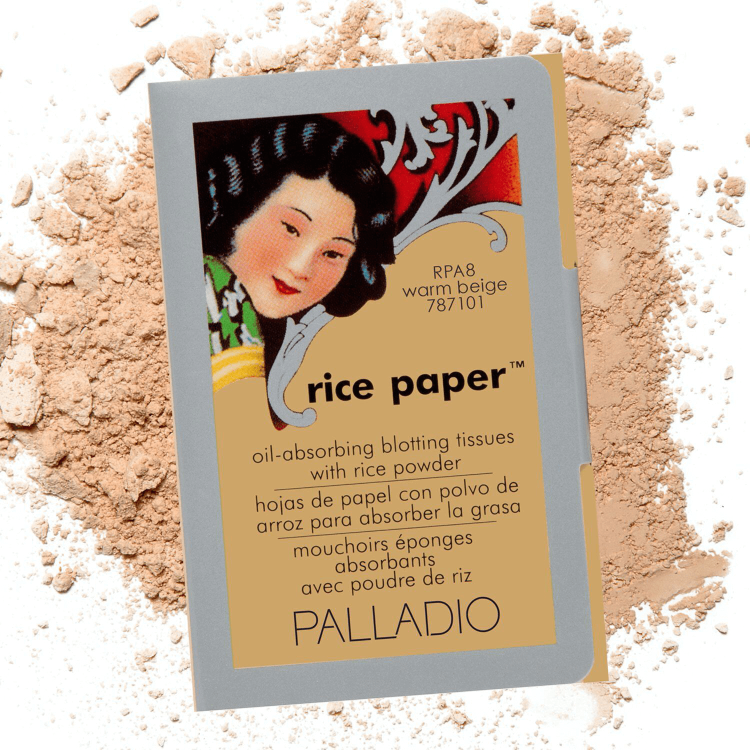 Palladio Rice Paper Blotting Tissues Warm Beige