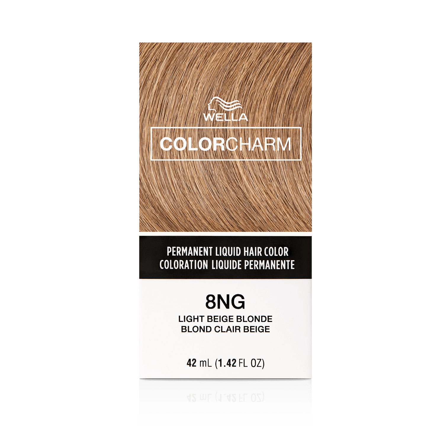 Wella 8NG Light Beige Blonde Permanent Liquid Hair Color 1.42 Oz