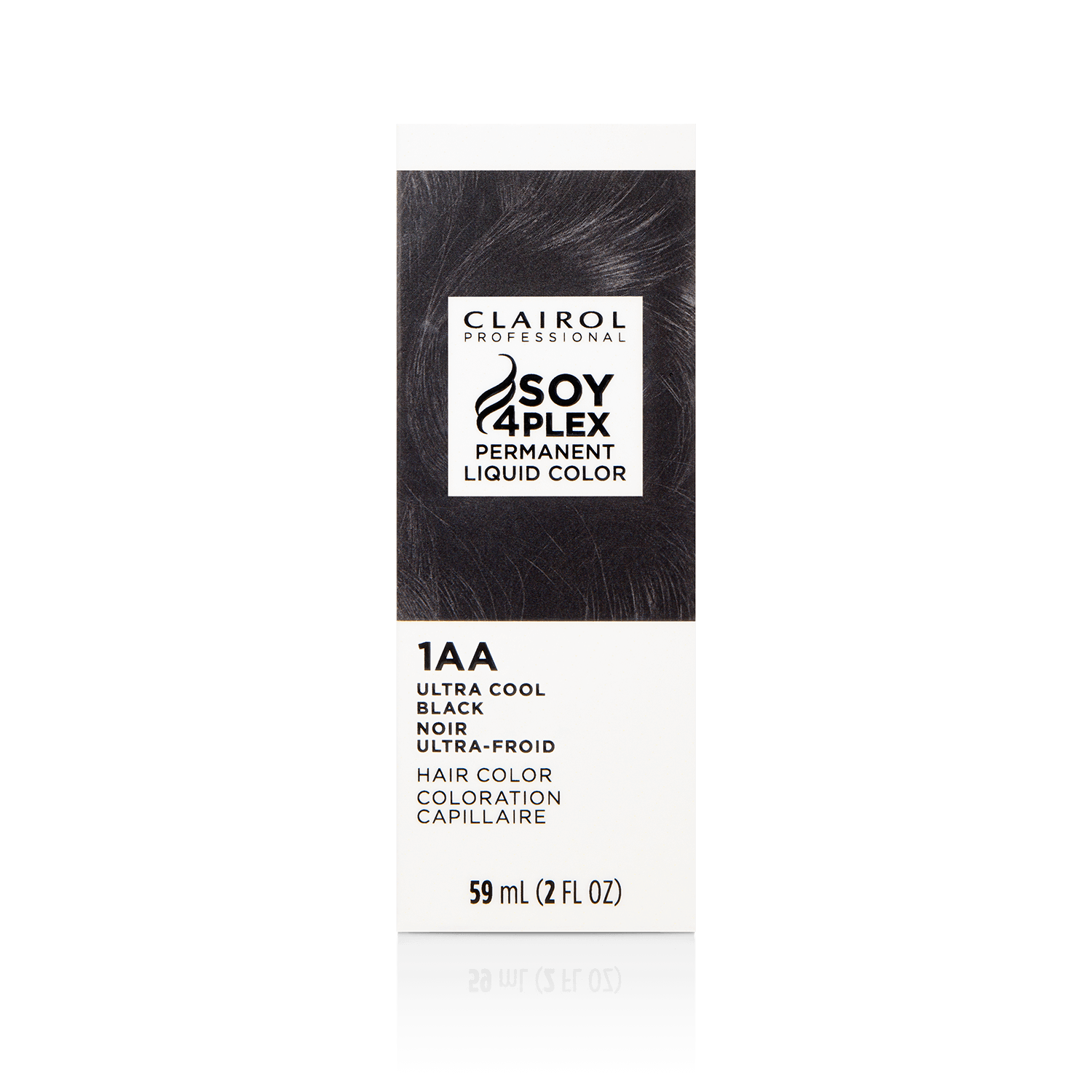 Clairol Professional 1AA Ultra Cool Black Permanent Liquid Hair Color 2 oz