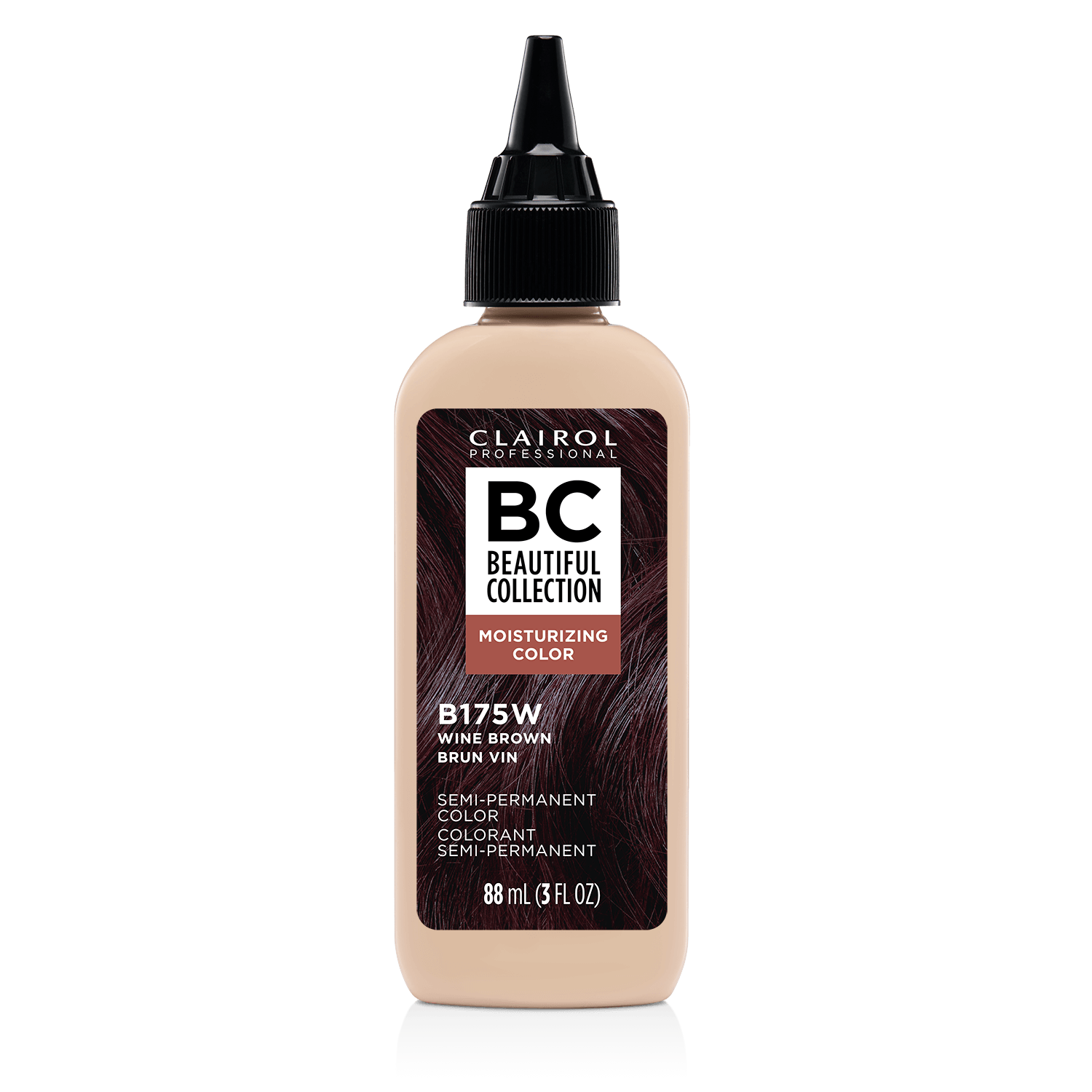 Clairol Professional B175W Wine Brown Semi Permanent Moisturizing Hair Color 3 oz