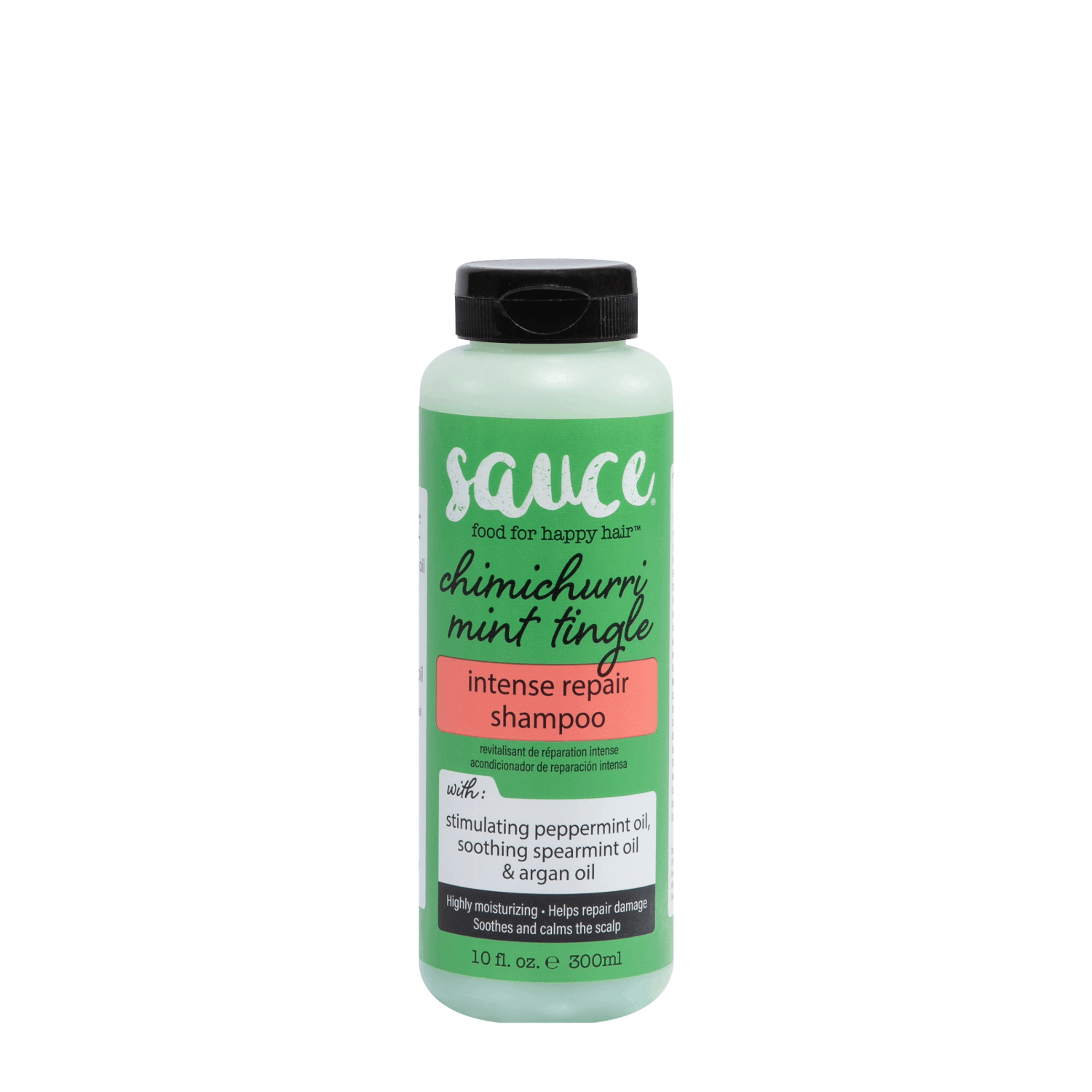 Sauce Beauty Chimichurri Mint Tingle Intense Repair Shampoo 10 Oz