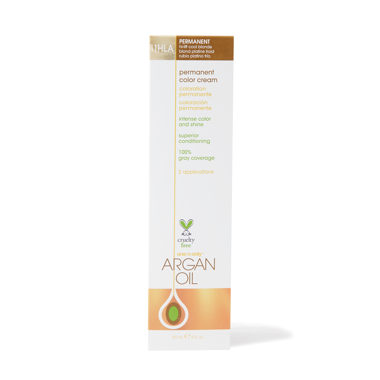 One 'n Only Argan Oil Permanent Color Cream 11HLA HI Lift Cool Blonde