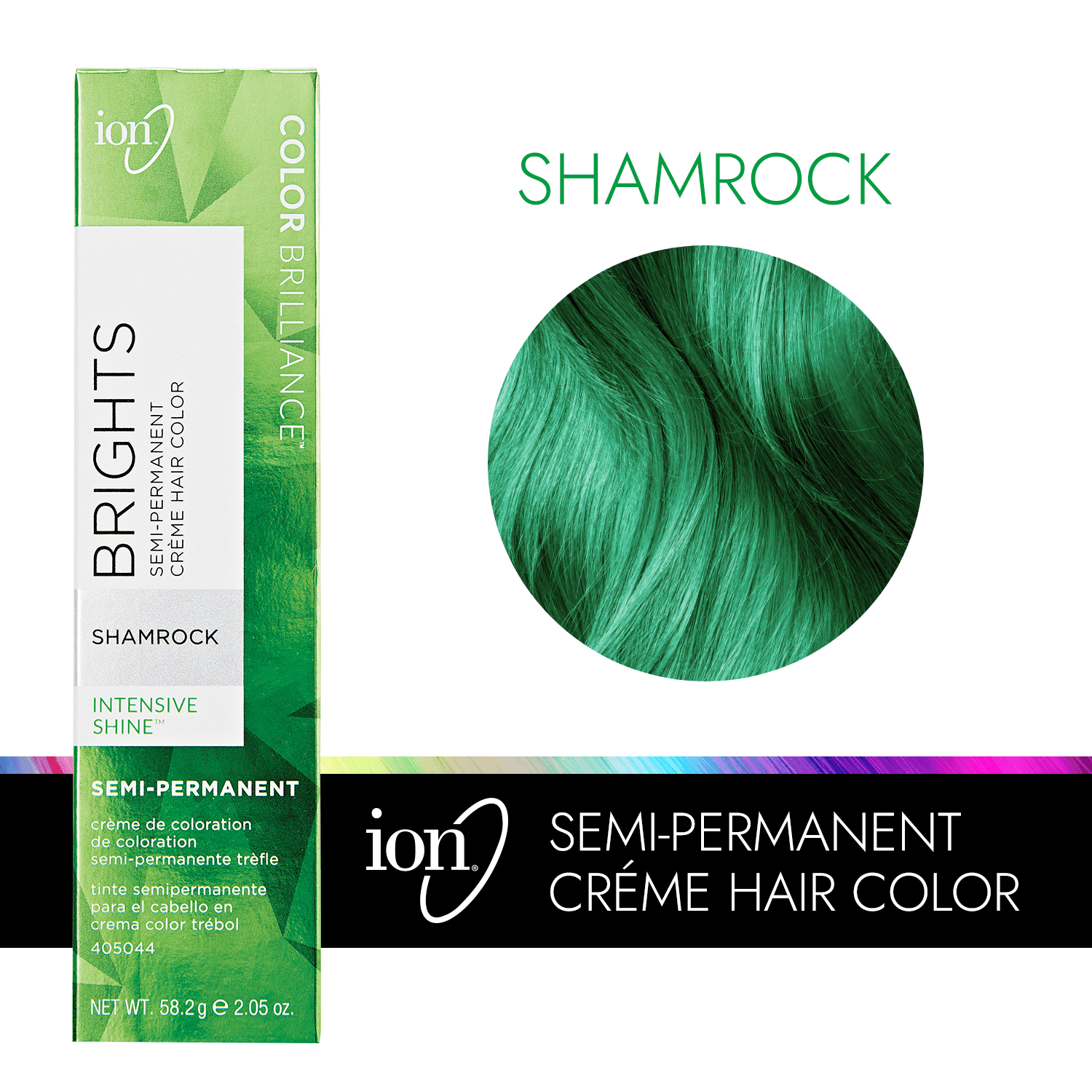 Ion Shamrock Semi Permanent Hair Color 2.05 Oz