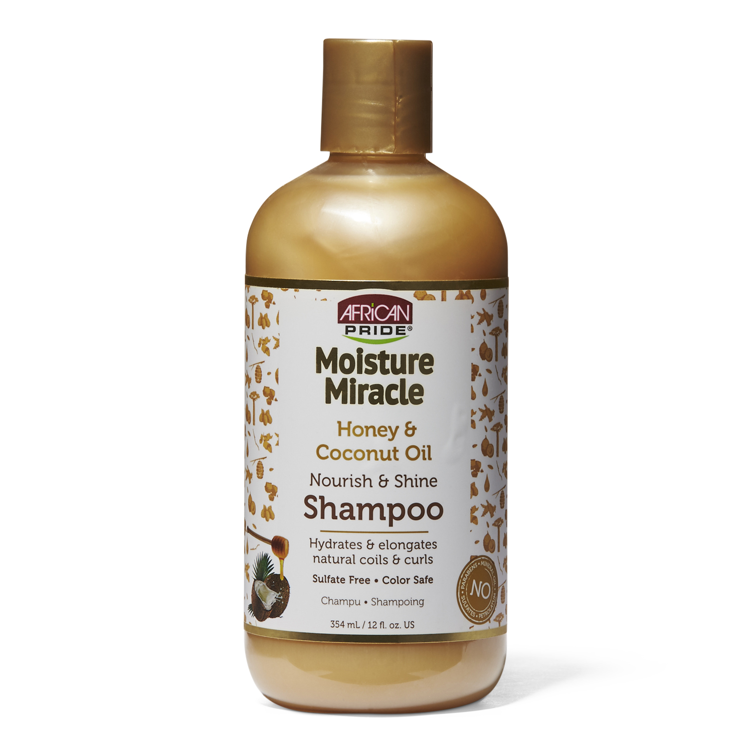 African Pride Nourish & Shine Shampoo 12 Fl Oz - African Pride