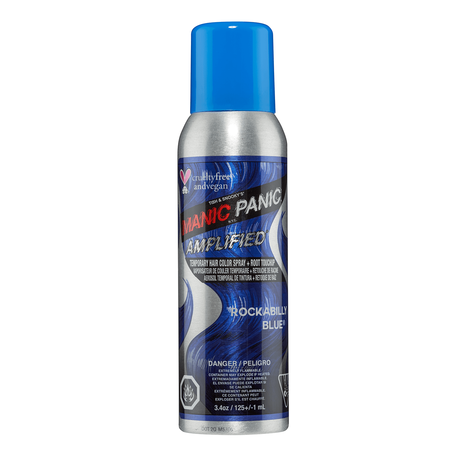Manic Panic Rockabilly Blue Amplified™ Temporary Spray-on Color