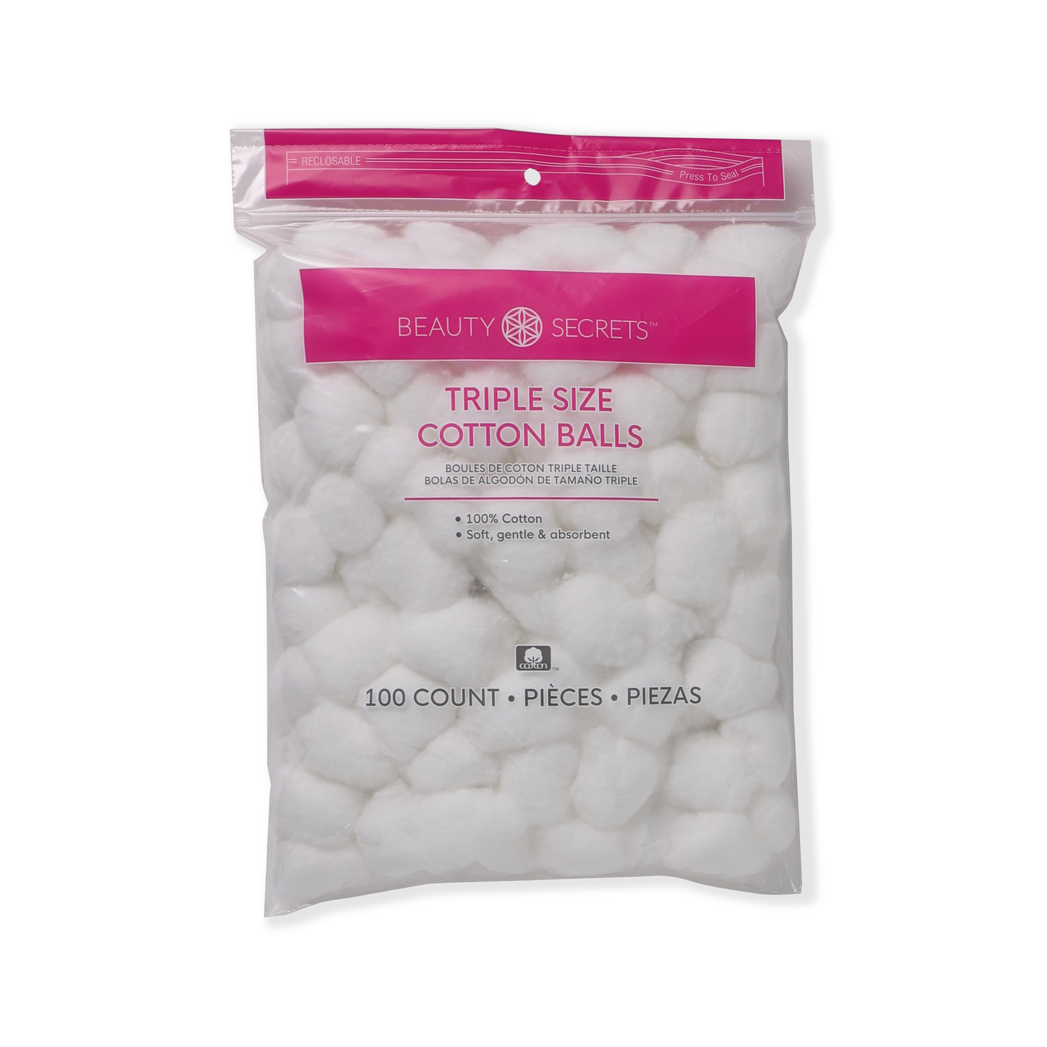 Beauty Secrets Triple Size Cotton Balls