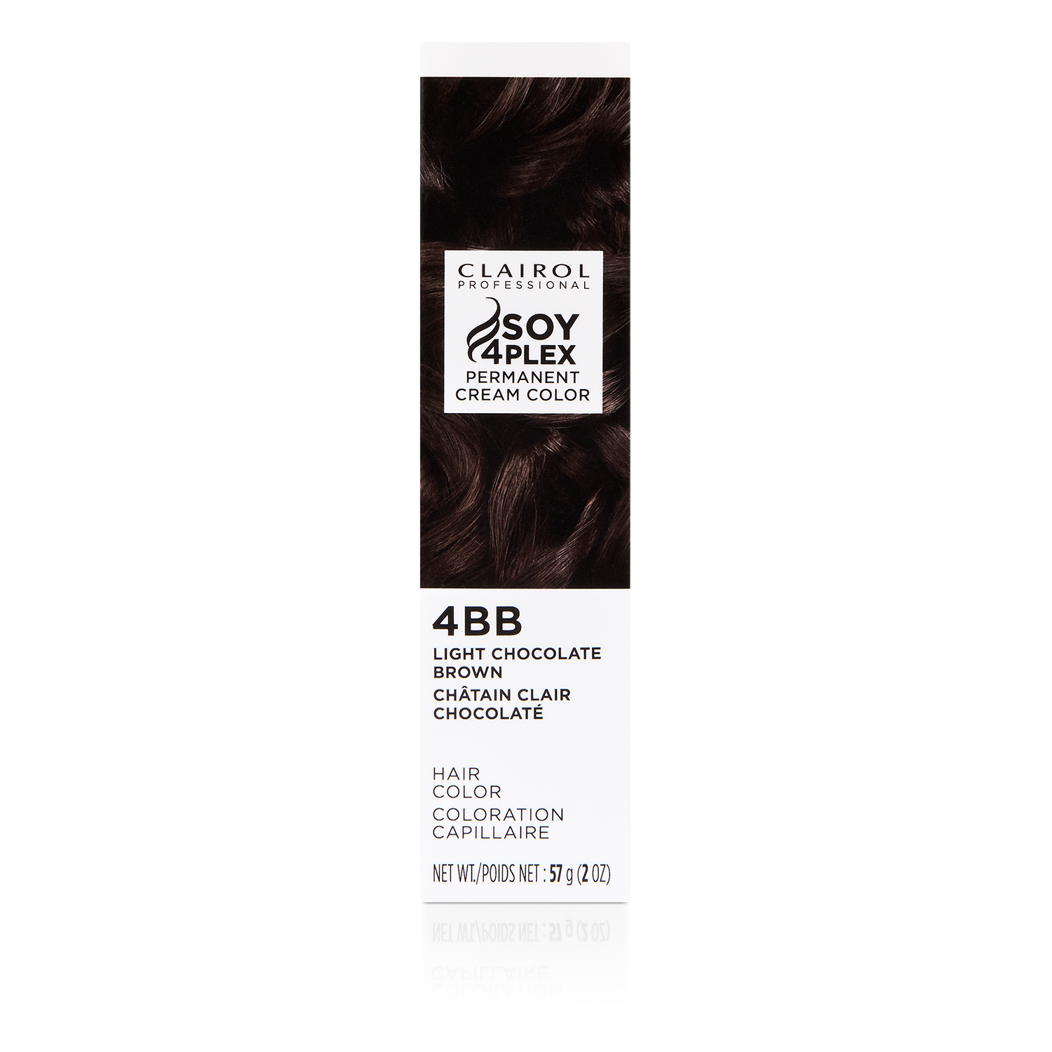 Clairol Professional 4BB Light Chocolate Brown Permanent Cream Hair Color 2 oz - Clairol Professional