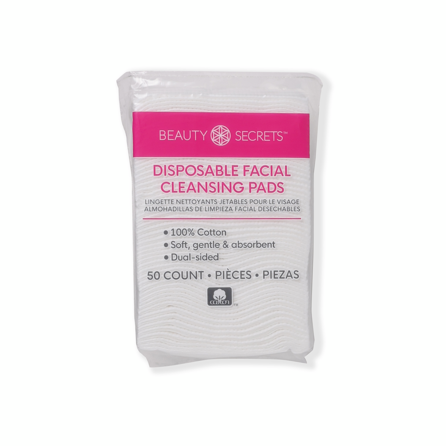 Beauty Secrets Disposable Facial Cleansing Pads