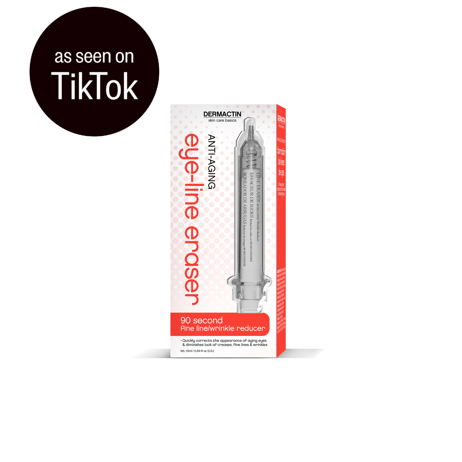 Dermactin-TS Eye Line Eraser 90 sec Eye Perfector .34 Fl Oz