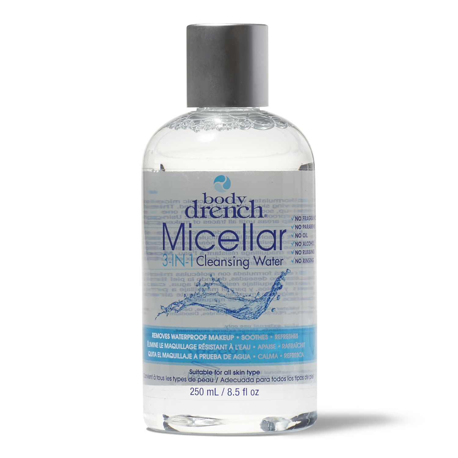 Body Drench 3 In 1 Micellar Cleansing Water 8.5 Fl Oz - Body Drench