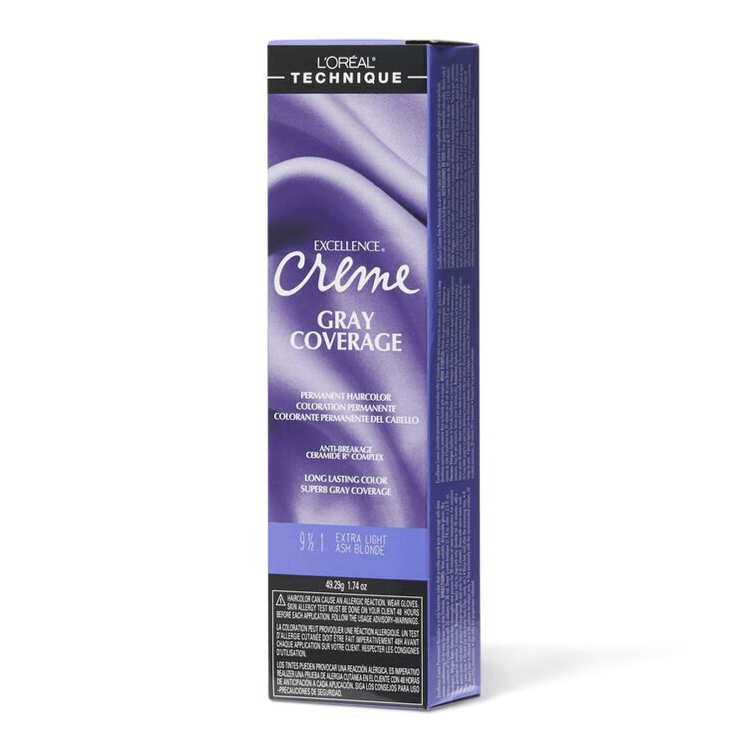 L'Oreal 9X.1 Extra Light Ash Blonde Permanent Creme Hair Color 1.74 Oz