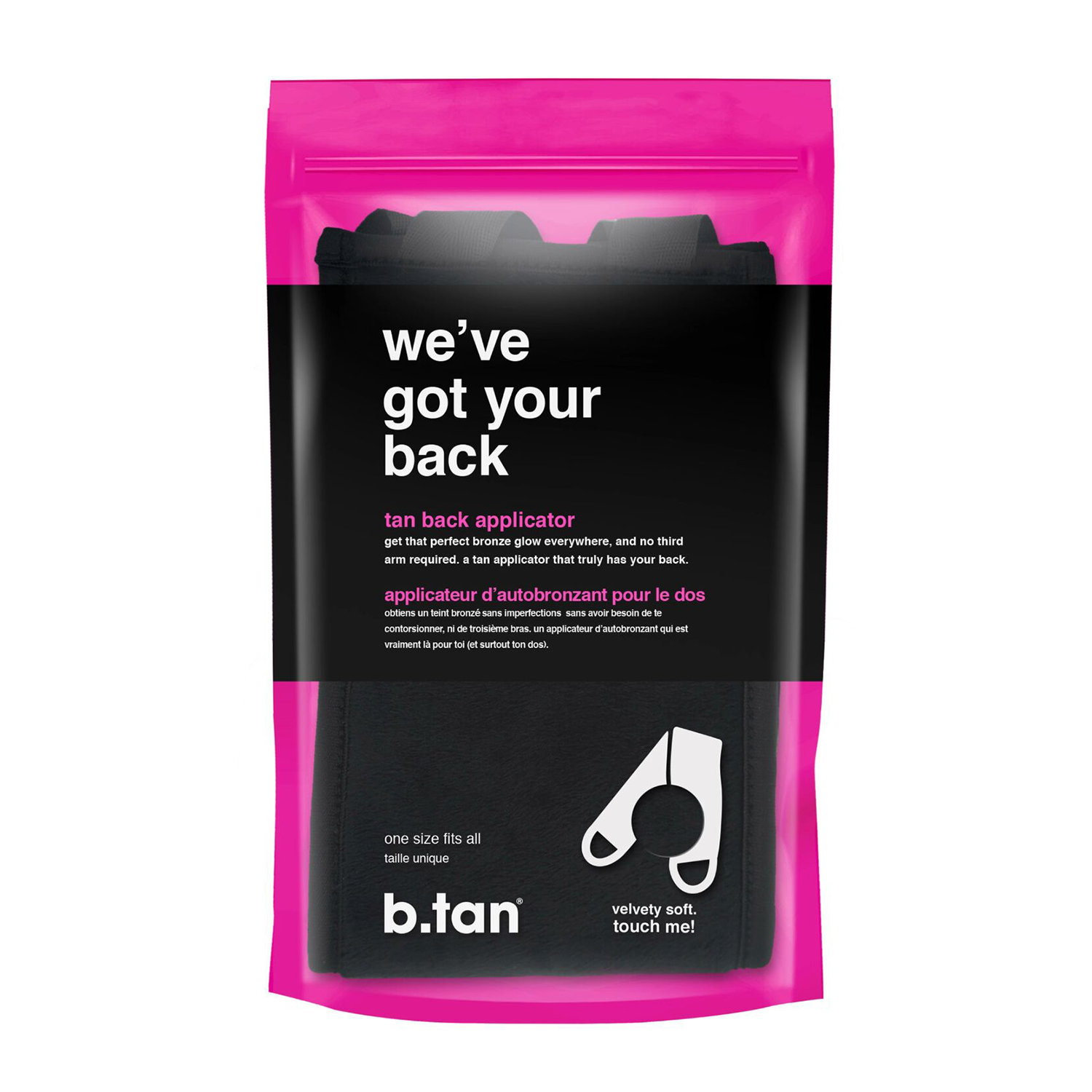 b.tan We've Got Your Back Tan Mitt